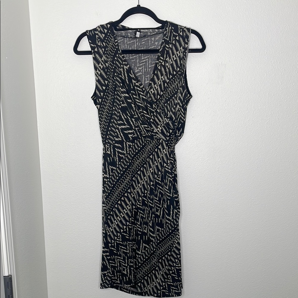 Collective Concepts Black Wrap Dress